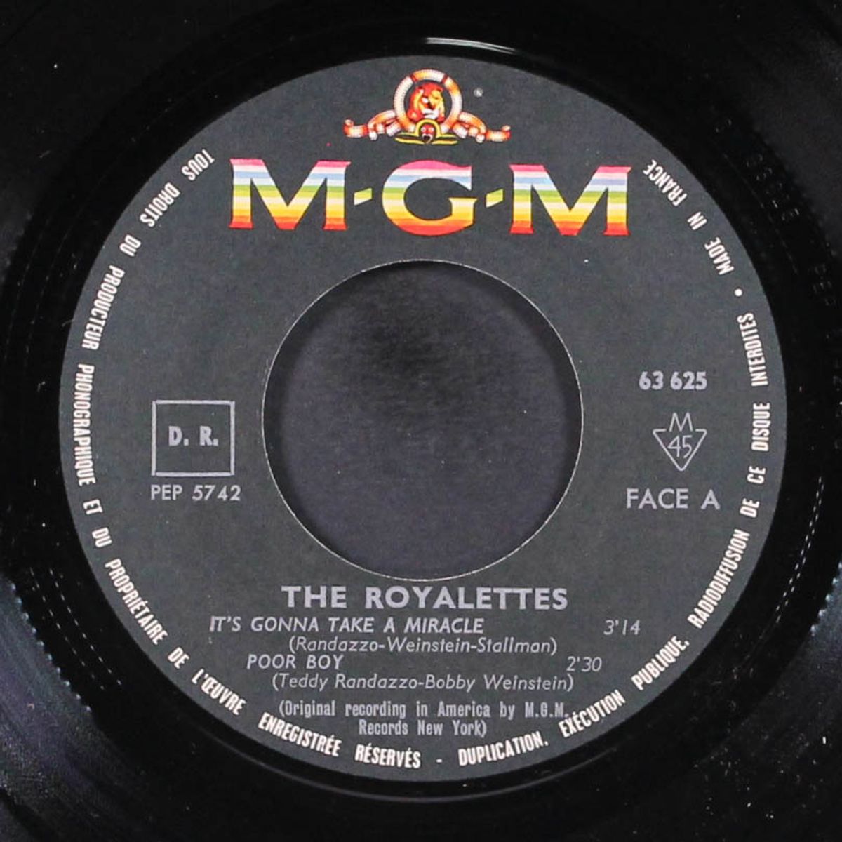 it's gonna take a miracle by ROYALETTES