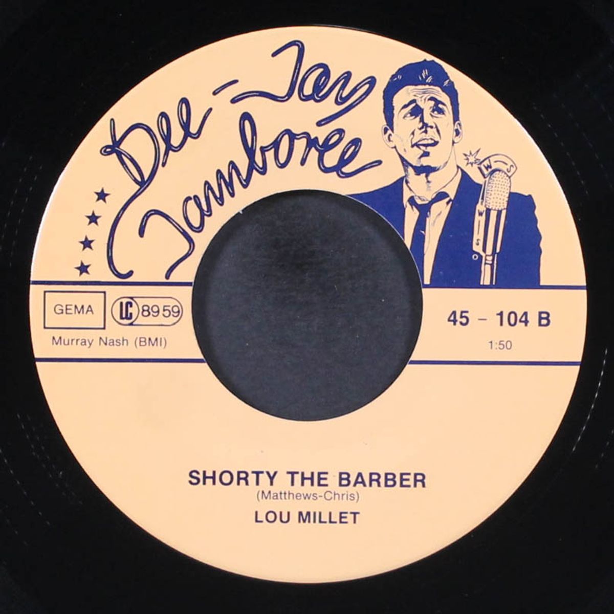 shorty the barber / slip, slip, slippin' in by LOU MILLET