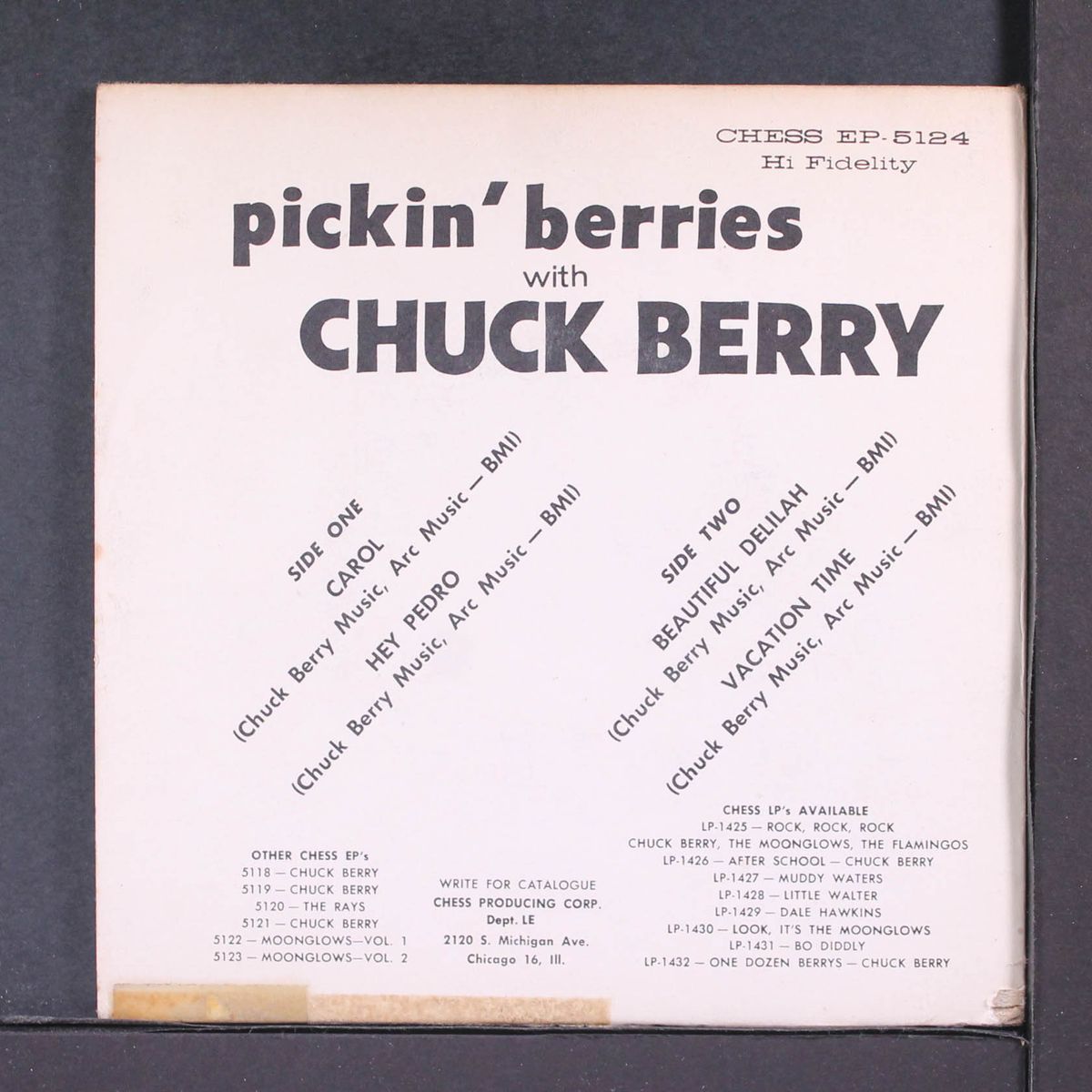 pickin' berries by CHUCK BERRY