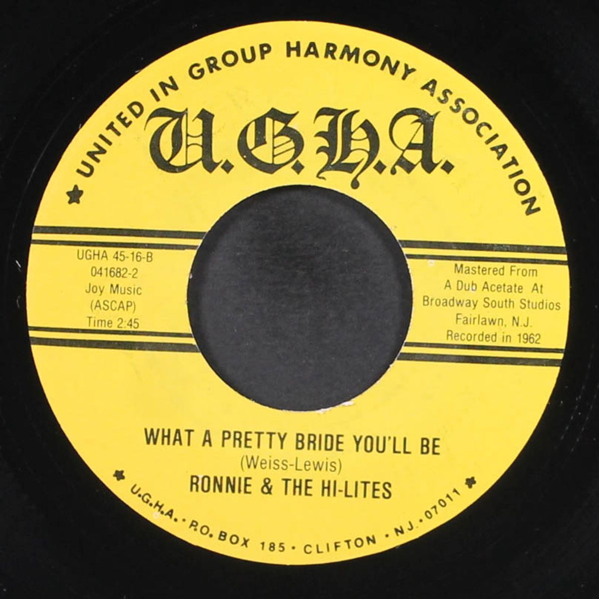 for lovers / what a pretty bride you'll be by RONNIE & HI-LITES