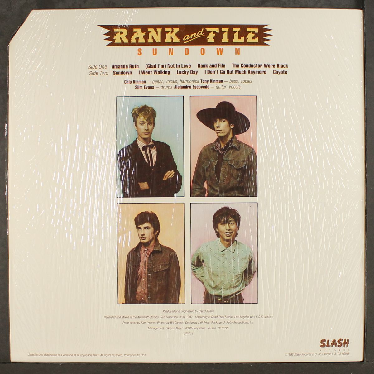 sundown by RANK & FILE