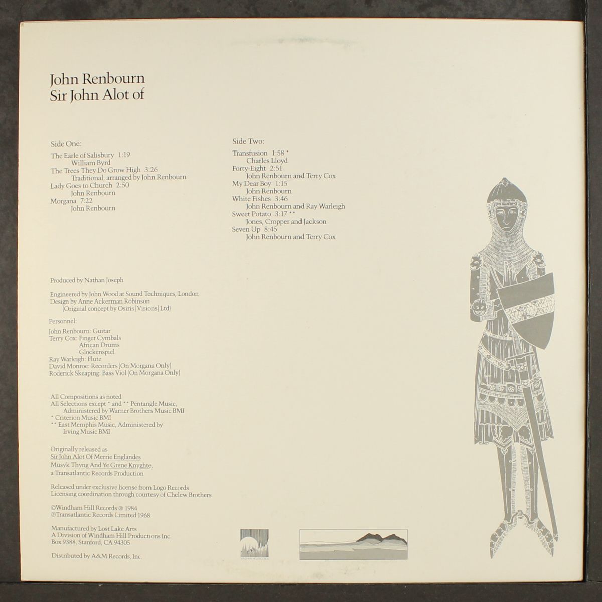 sir john alot of by JOHN RENBOURN