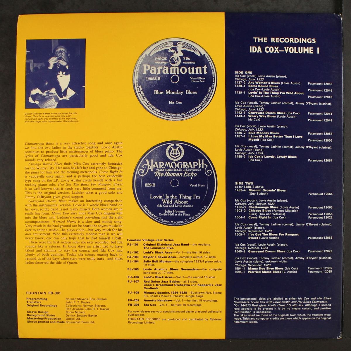 paramount recordings, vol. 1 by IDA COX