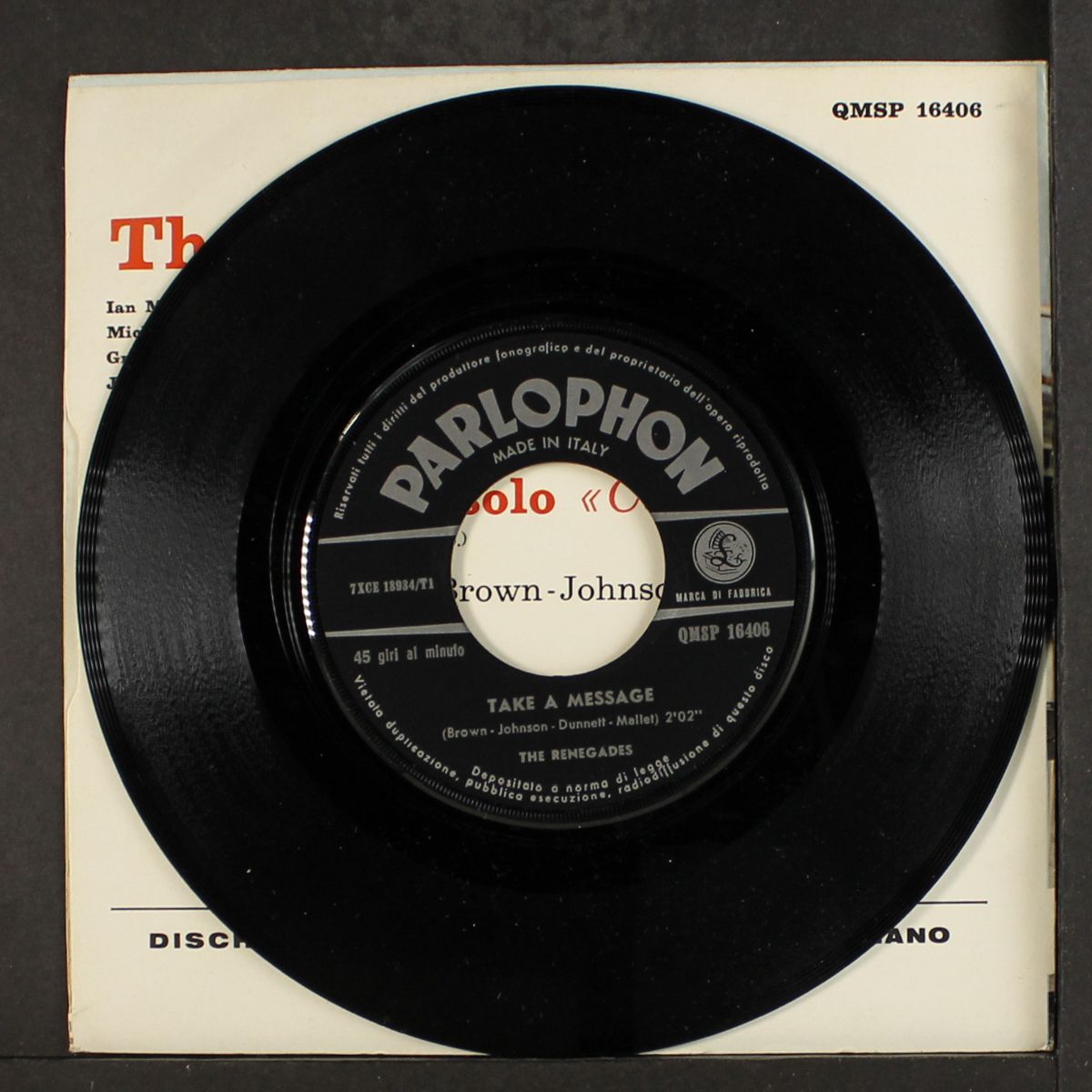 uomo solo / take a message by RENEGADES