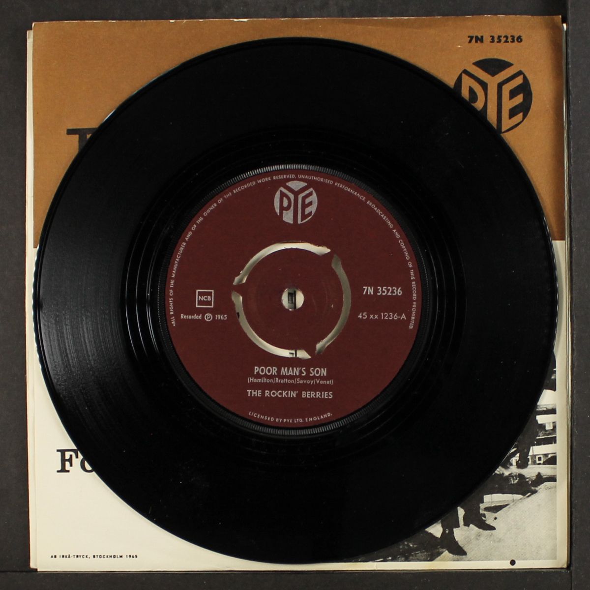 poor man's son / follow me by ROCKIN' BERRIES