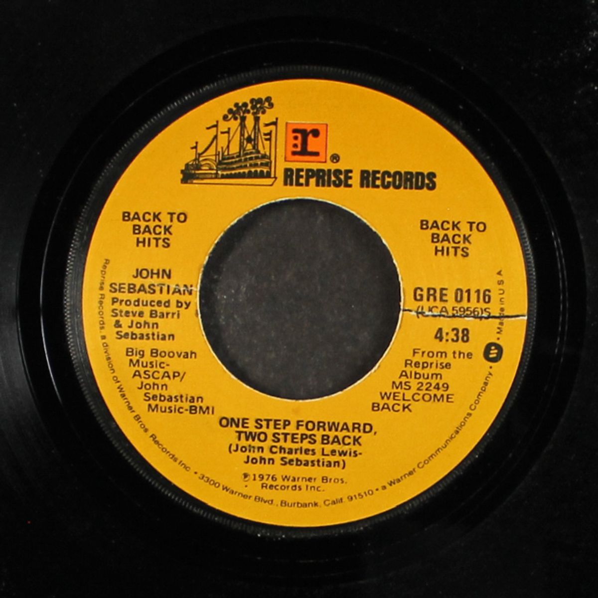 welcome back / one step forward, two steps back by JOHN SEBASTIAN