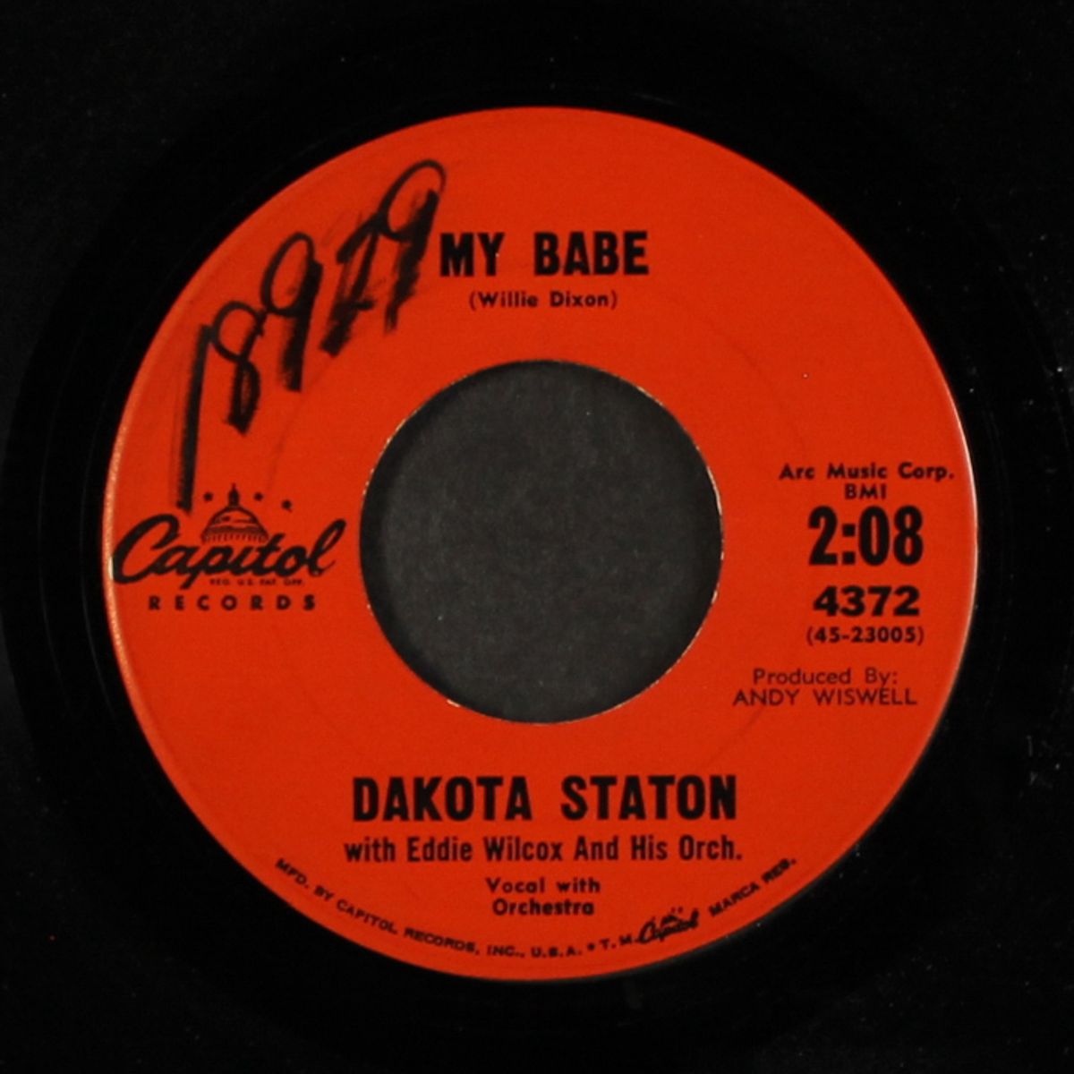 my babe / romance in the dark by DAKOTA STATON