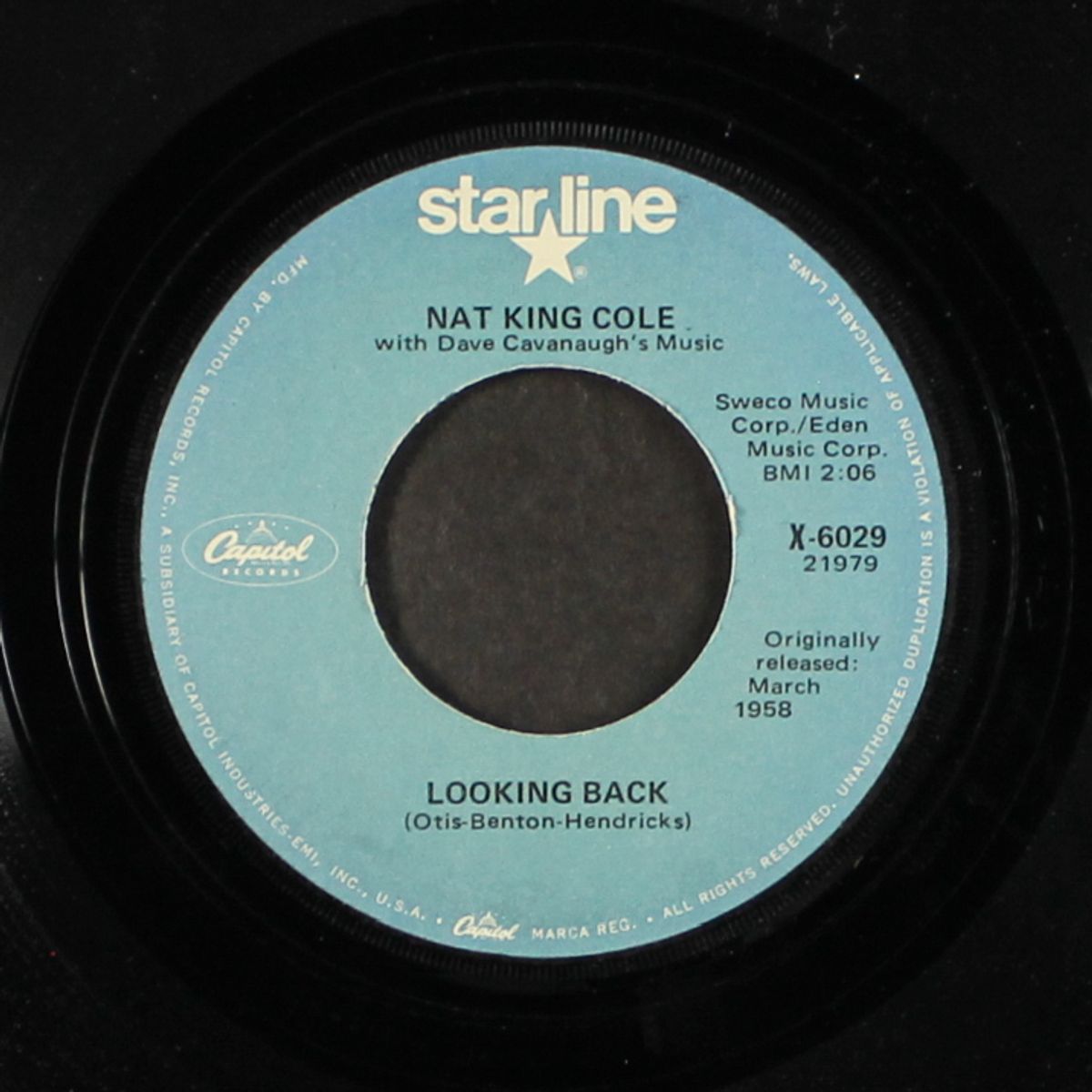 looking back / send for me by NAT KING COLE