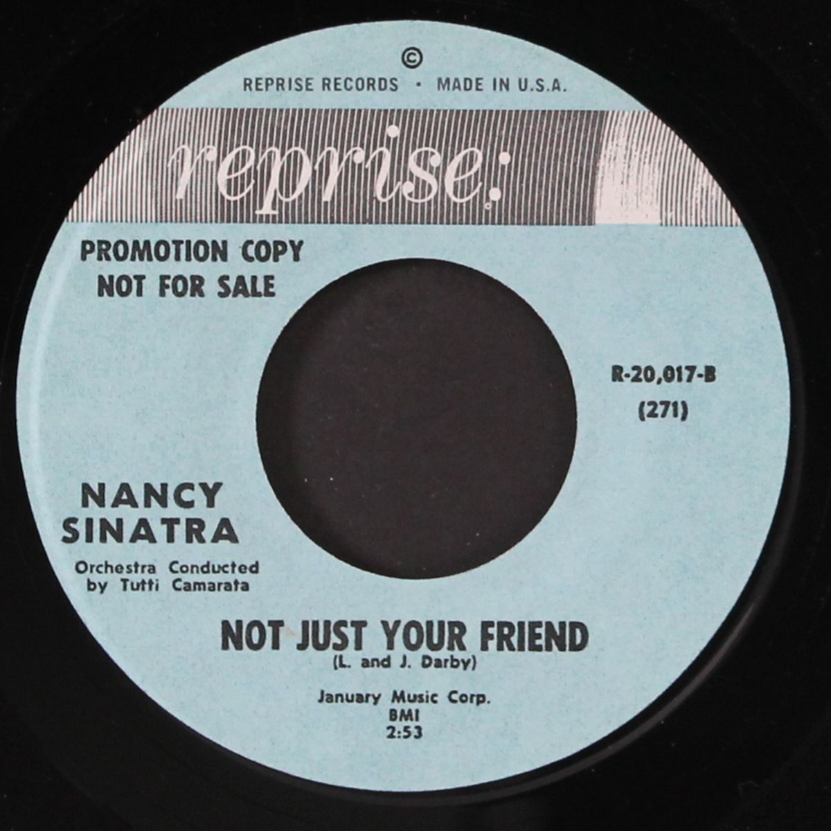 cuff links and a tie clip / not just your friend by NANCY SINATRA