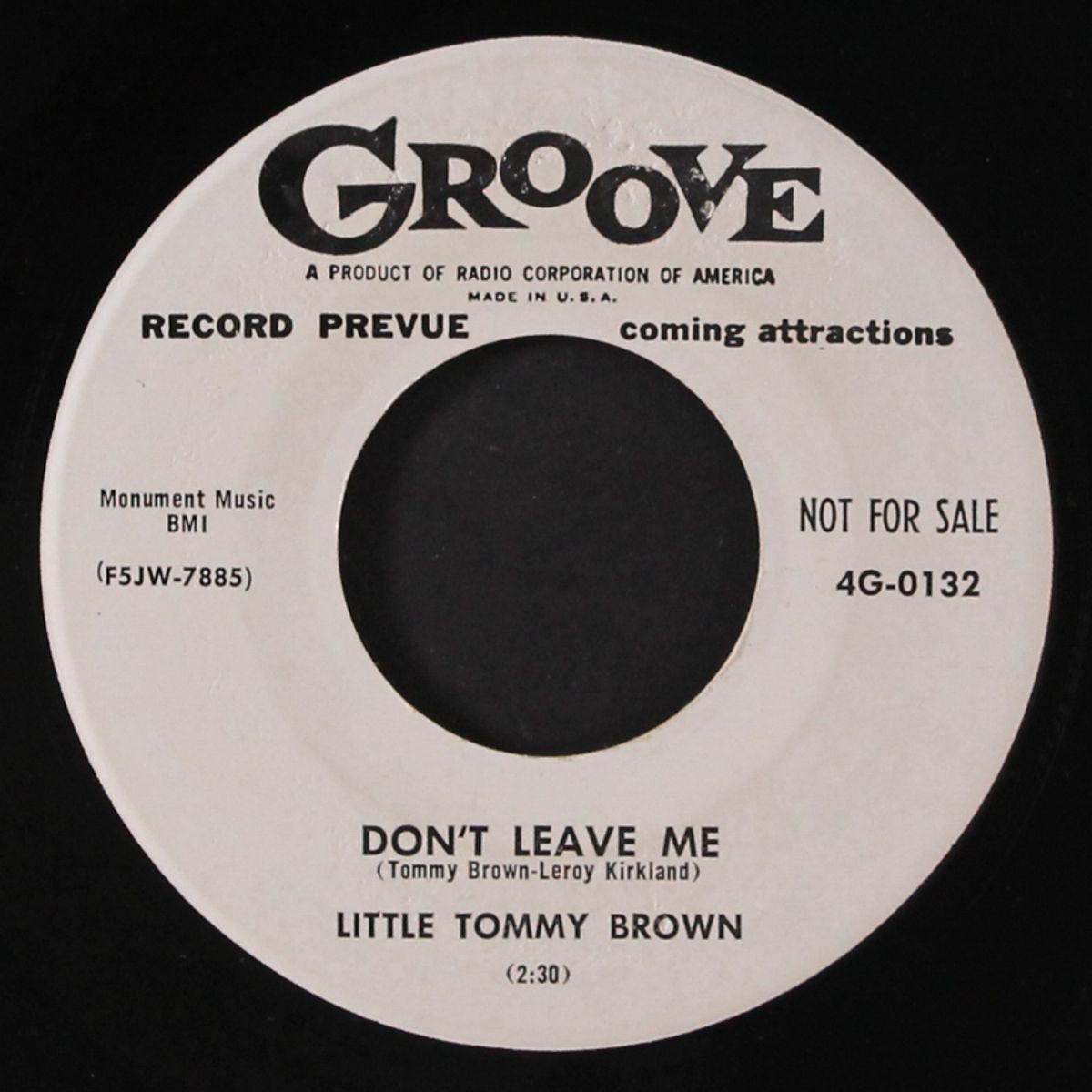 don't leave me / won't you forgive me by LITTLE TOMMY BROWN