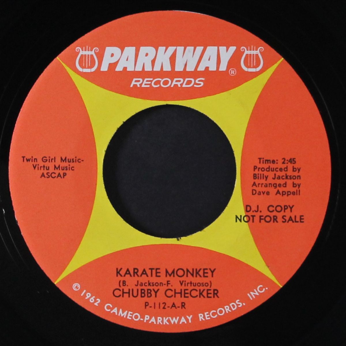 karate monkey / her heart by CHUBBY CHECKER