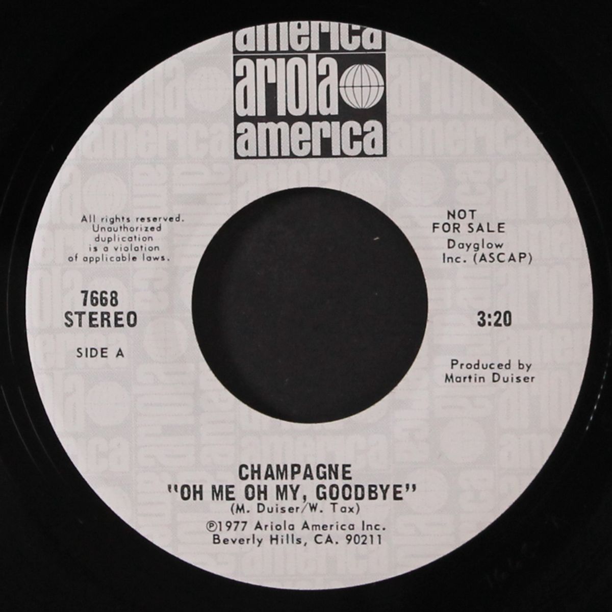 oh me oh my, goodbye by CHAMPAGNE