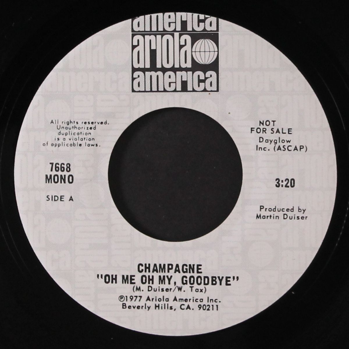 oh me oh my, goodbye by CHAMPAGNE