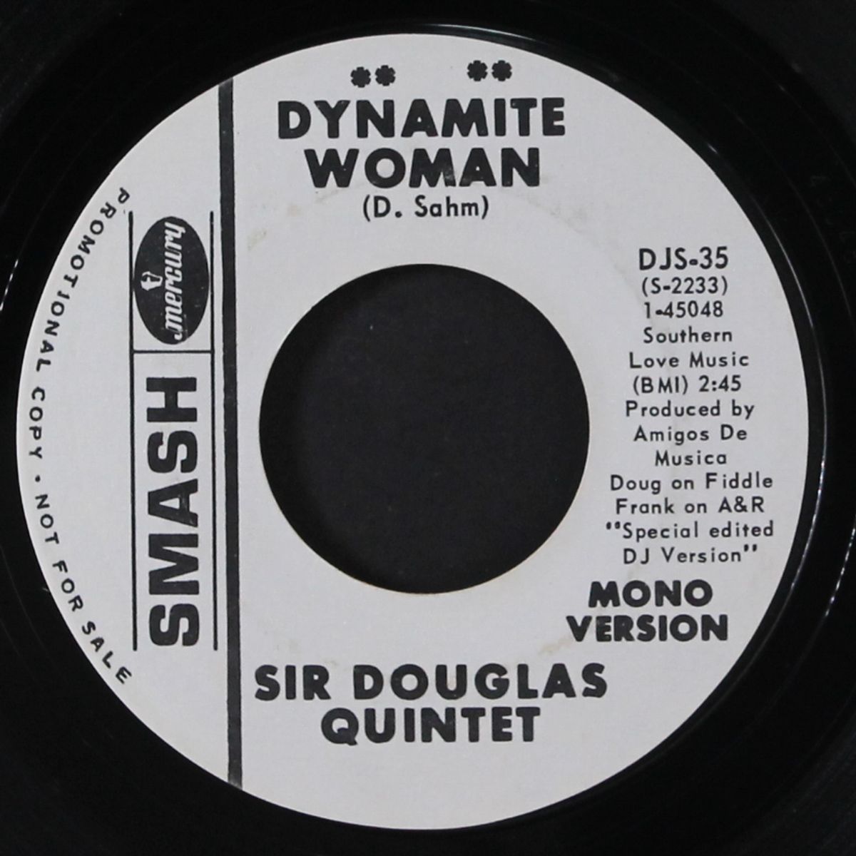 dynamite woman / same by SIR DOUGLAS QUINTET