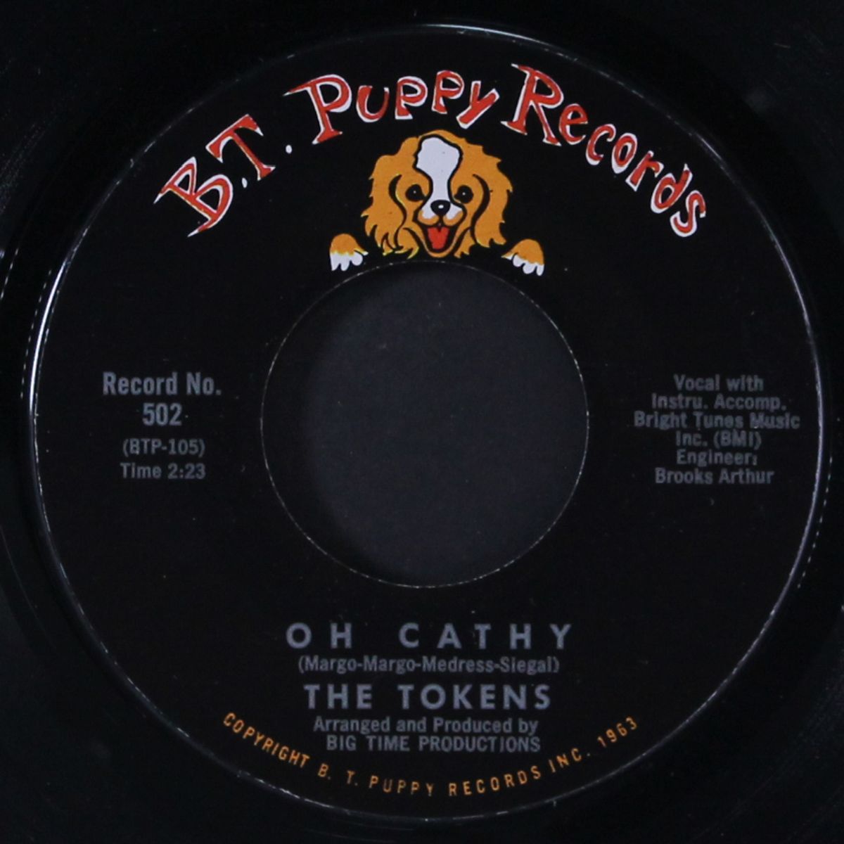 he's in town / oh kathy by TOKENS