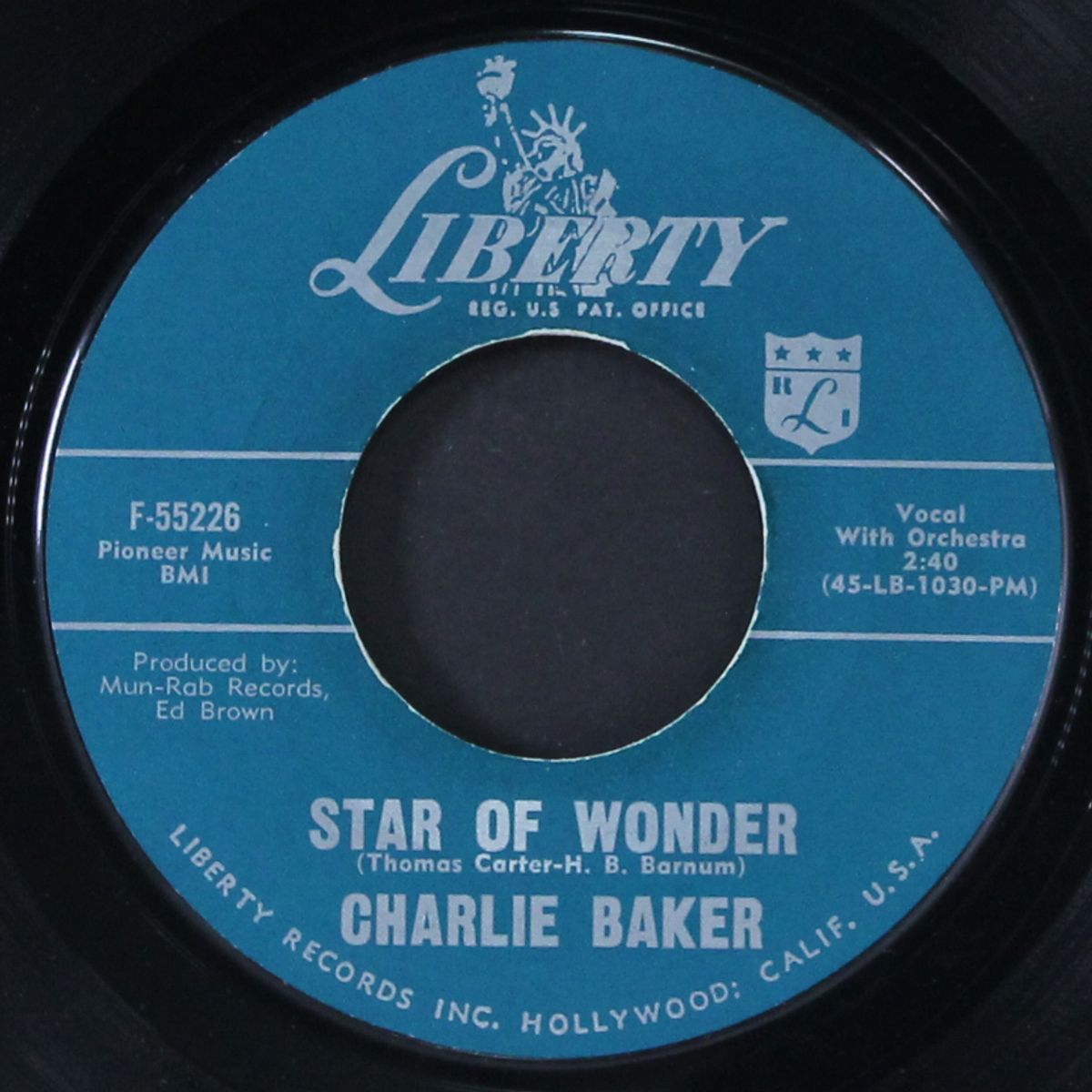 you crack me up / star of wonder by CHARLIE BAKER