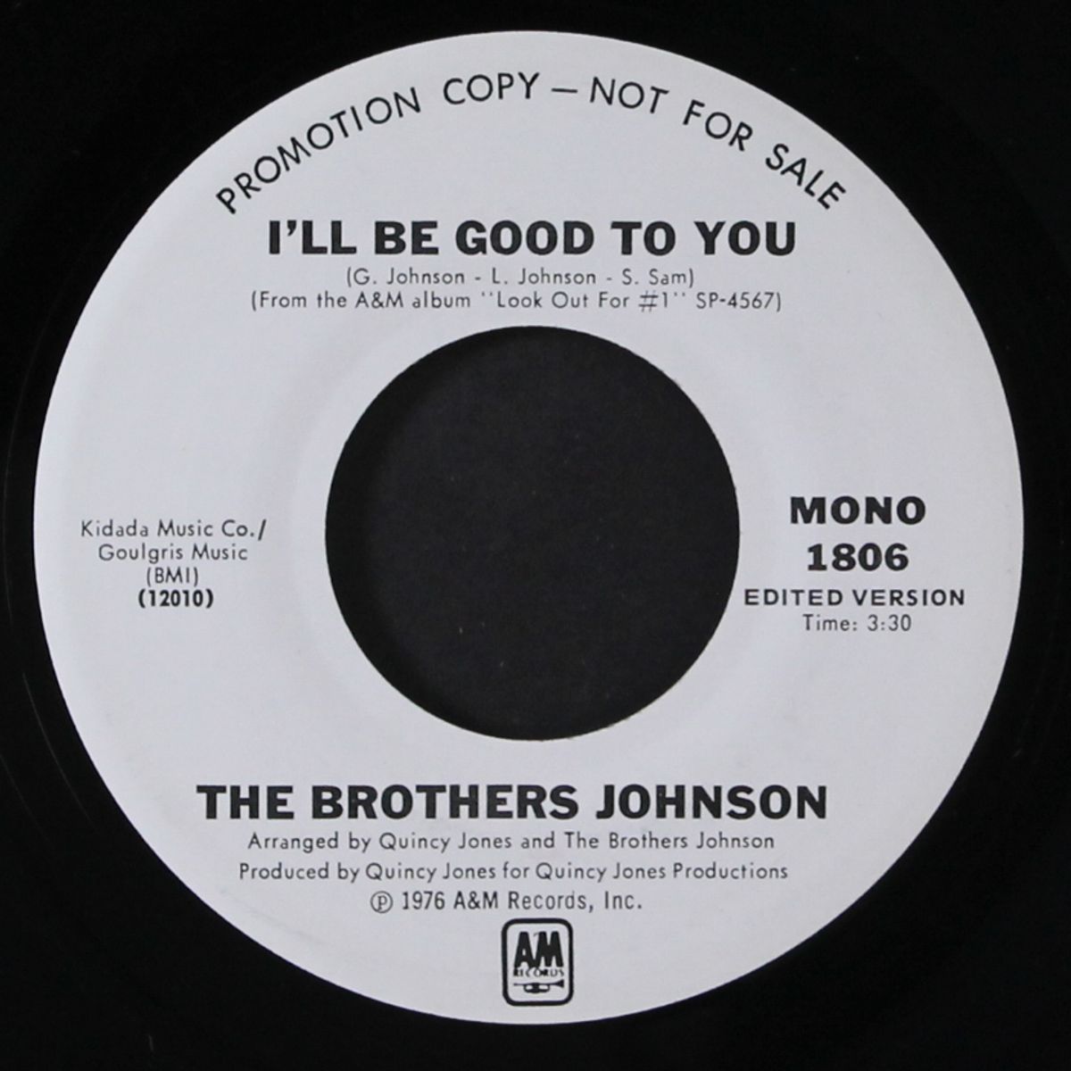 i'll be good to you / mono by BROTHERS JOHNSON