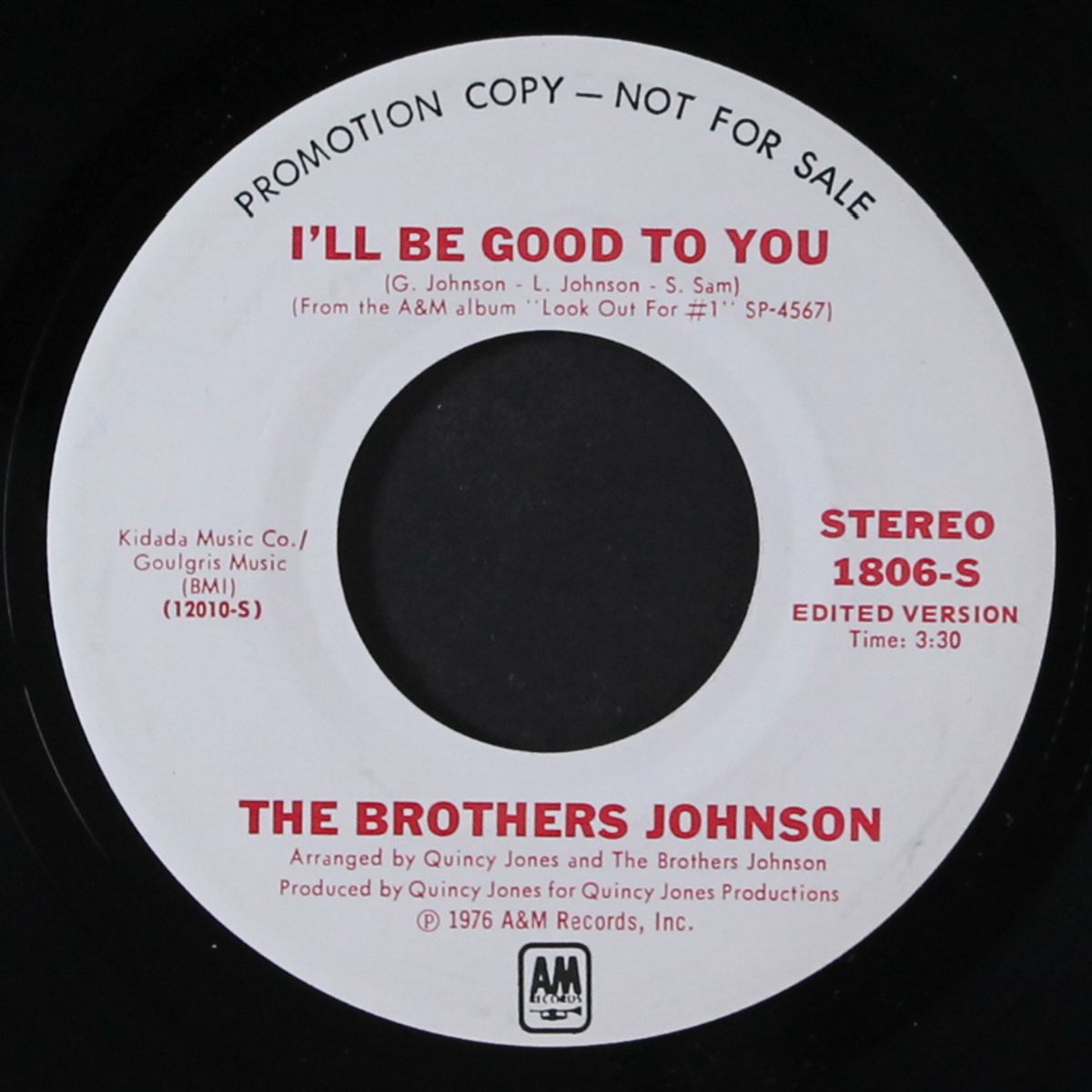 i'll be good to you / mono by BROTHERS JOHNSON