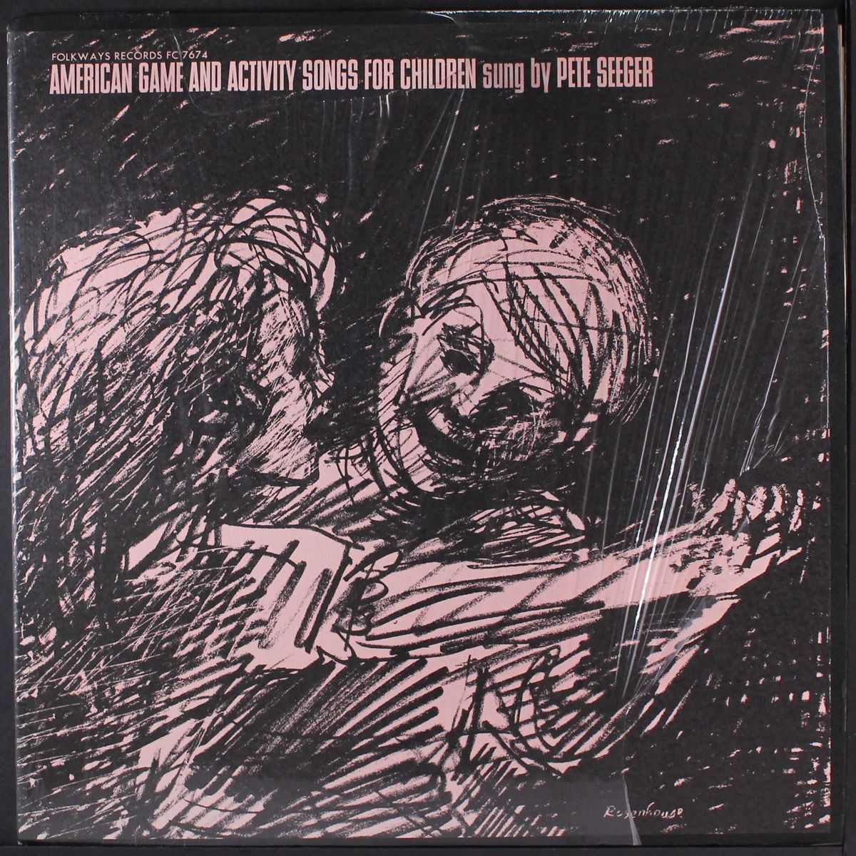 american game & activity songs for children by PETE SEEGER