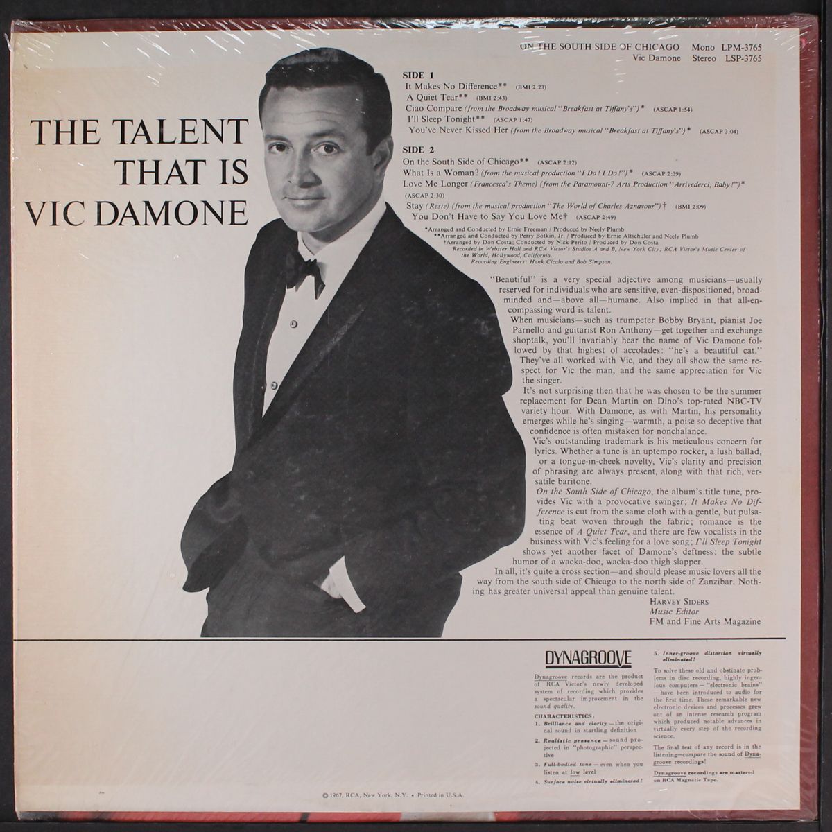 on the south side of chicago by VIC DAMONE
