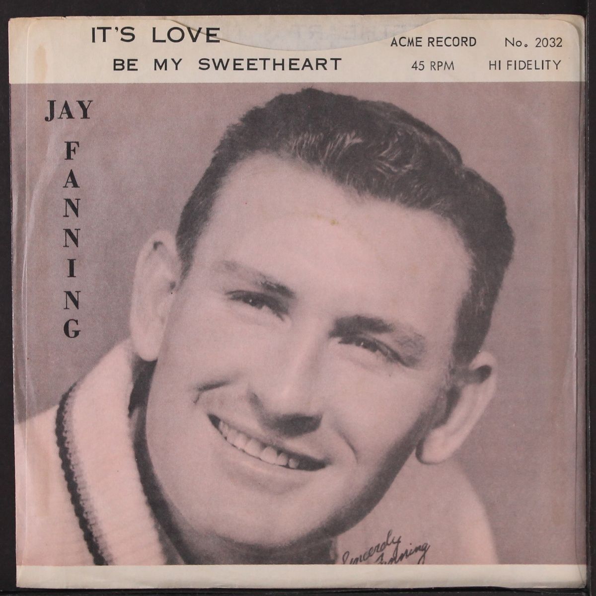 it's love / won't you be my sweetheart by JAY FANNING