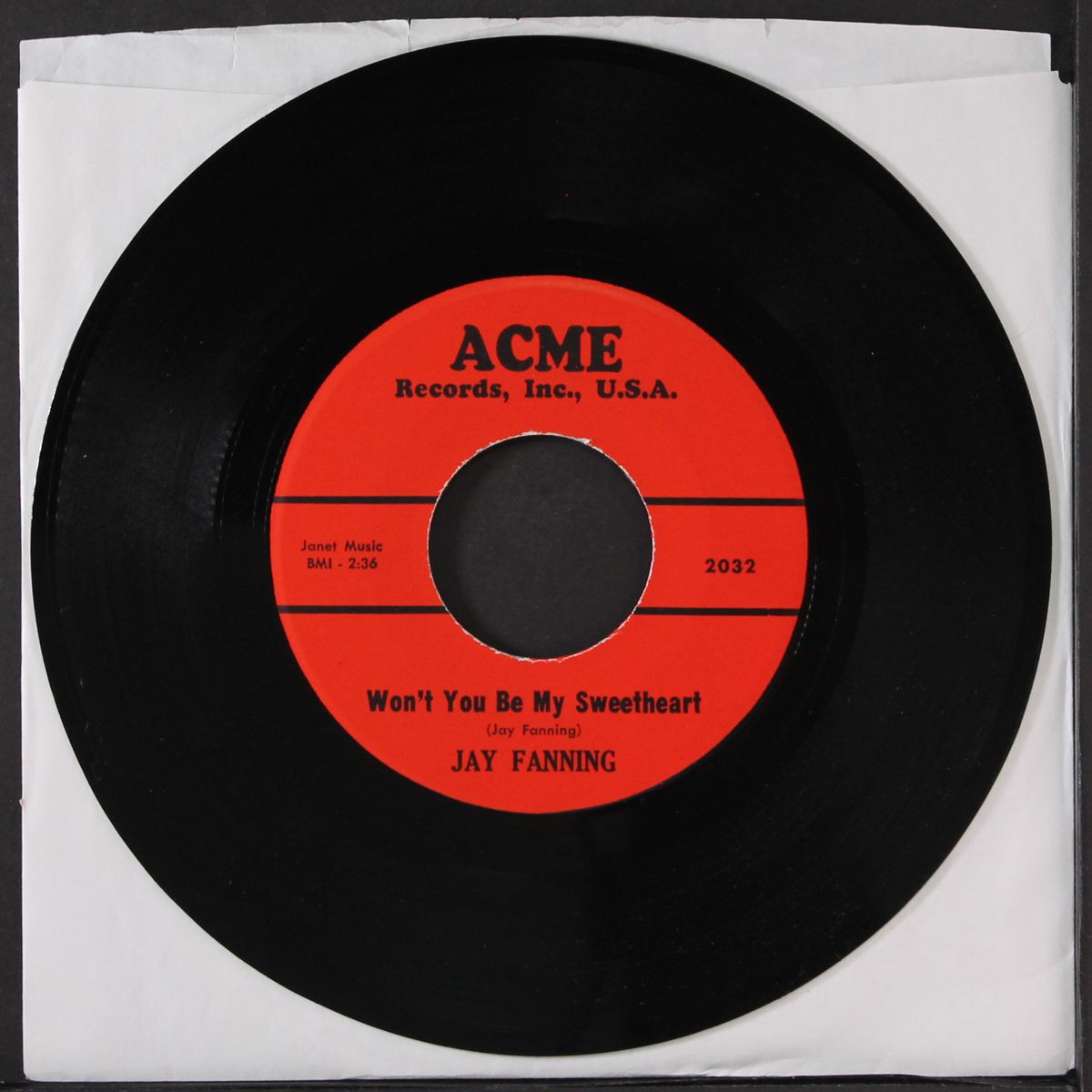 it's love / won't you be my sweetheart by JAY FANNING
