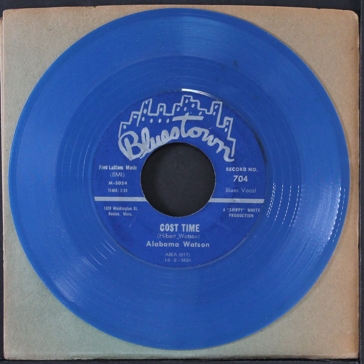 cost time / my baby left me by ALABAMA WATSON