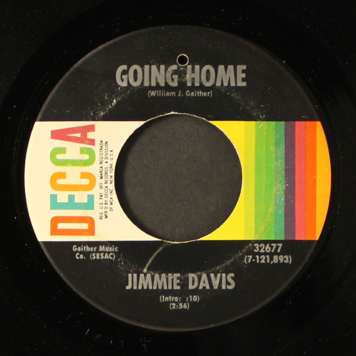 the three nails / going home by JIMMIE DAVIS