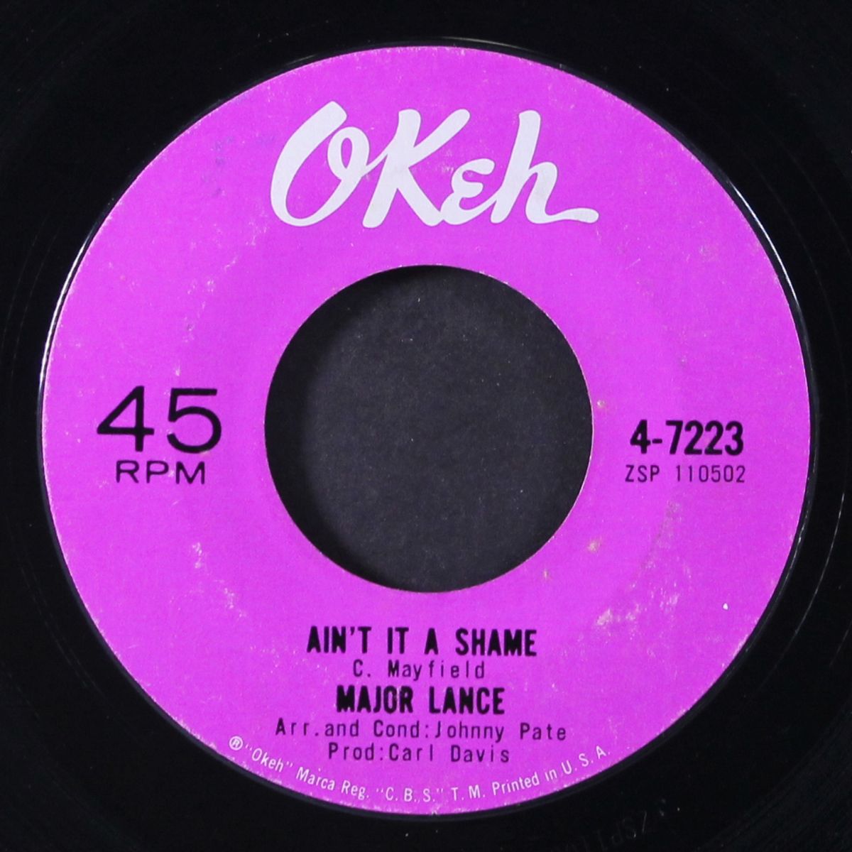ain't it a shame / gotta get away by MAJOR LANCE
