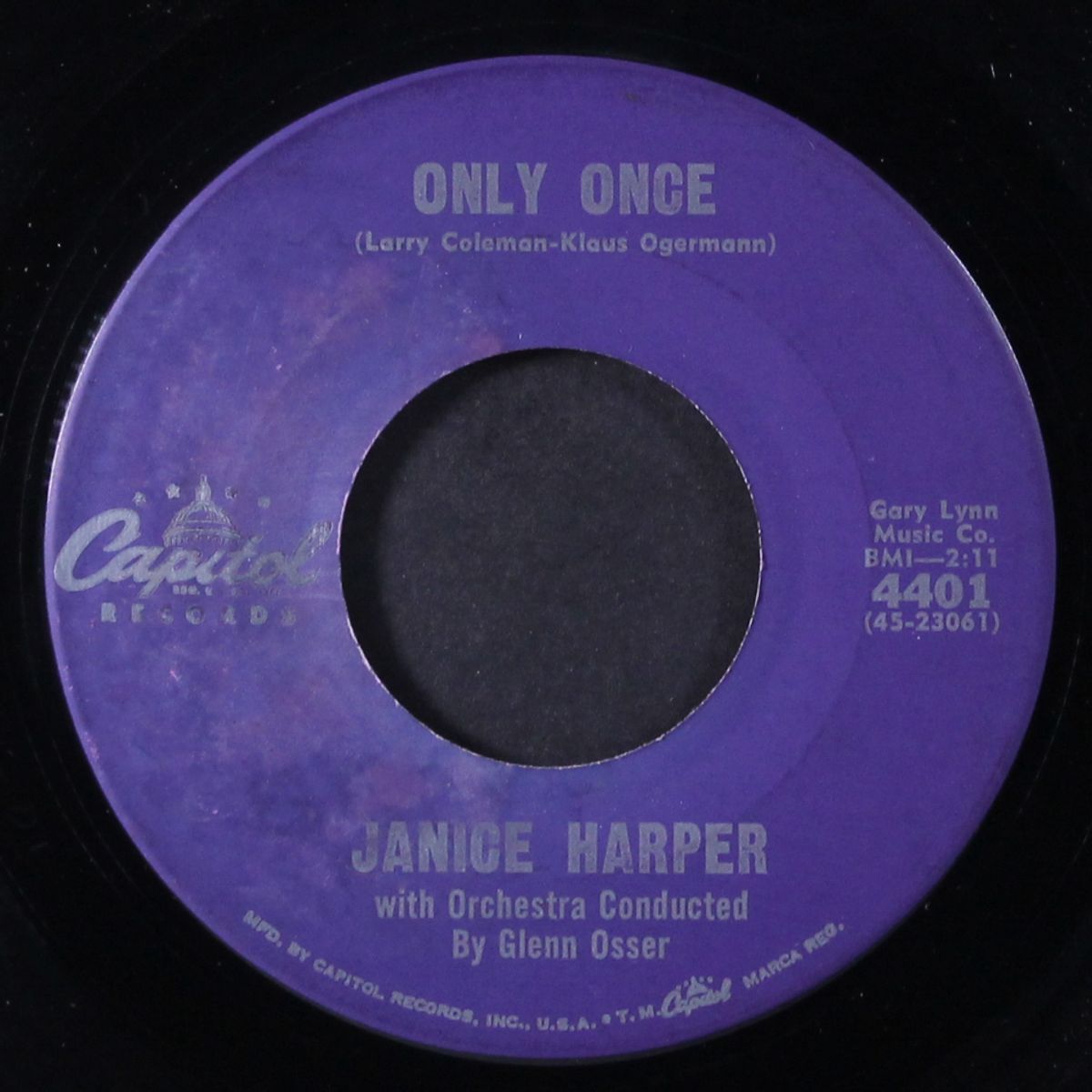 only once by JANICE HARPER