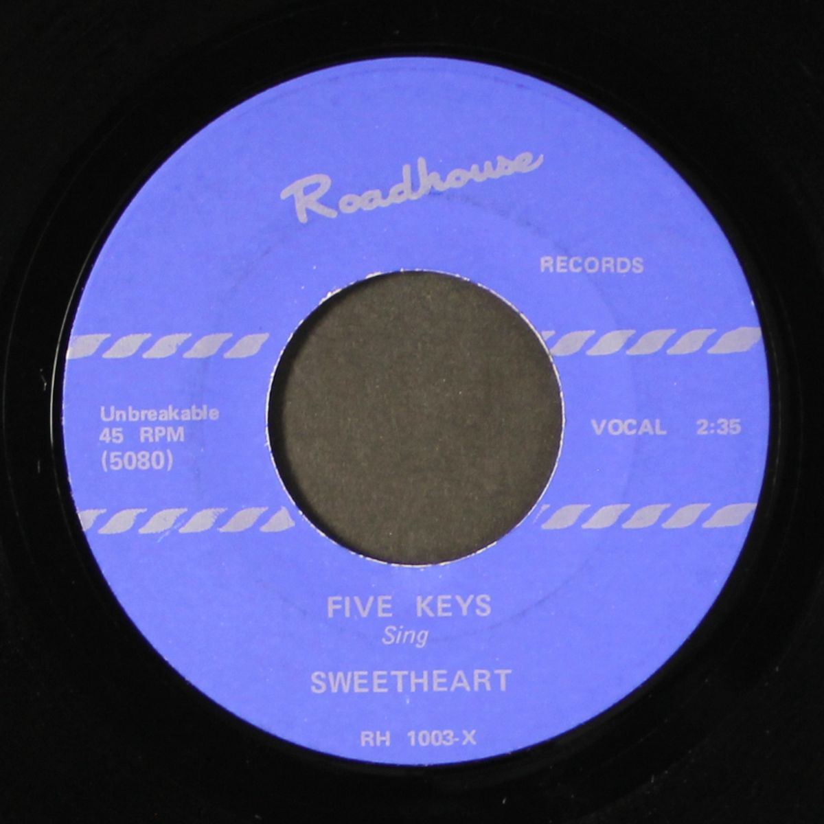 sweetheart / sittin' here wondering by FIVE KEYS / MARYLANDERS