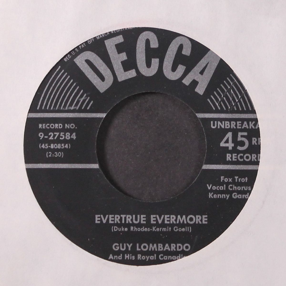 just for love's sake / evertrue evermore by GUY LOMBARDO