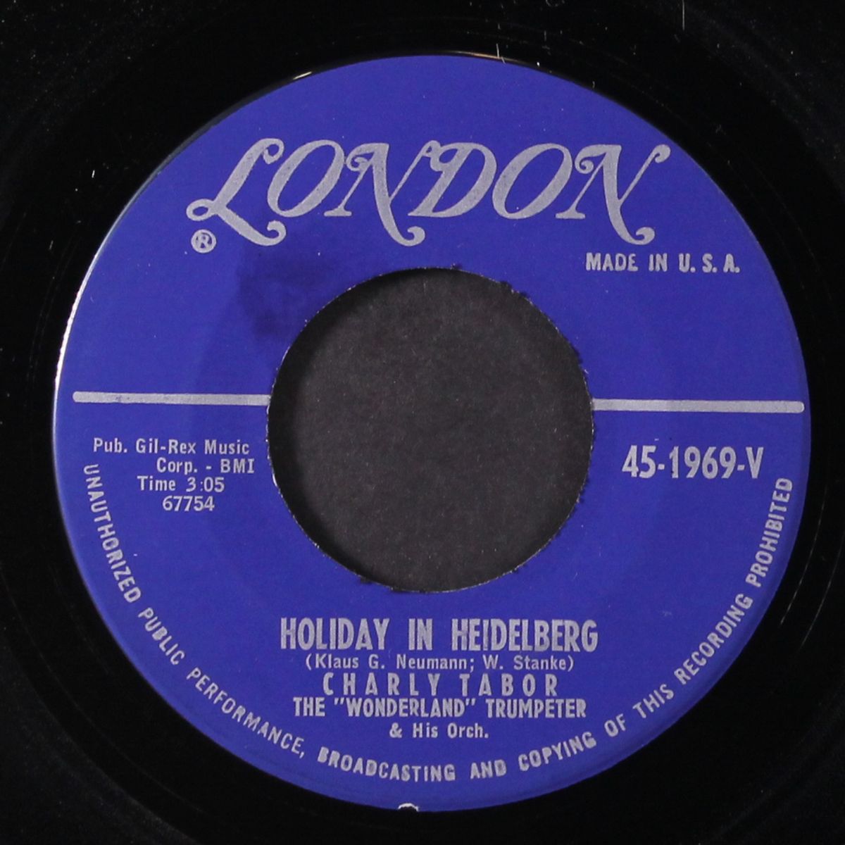 angel blues / holiday in heidelberg by CHARLY TABOR