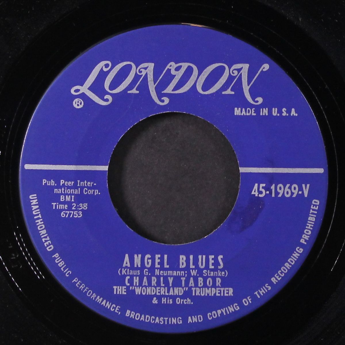 angel blues / holiday in heidelberg by CHARLY TABOR