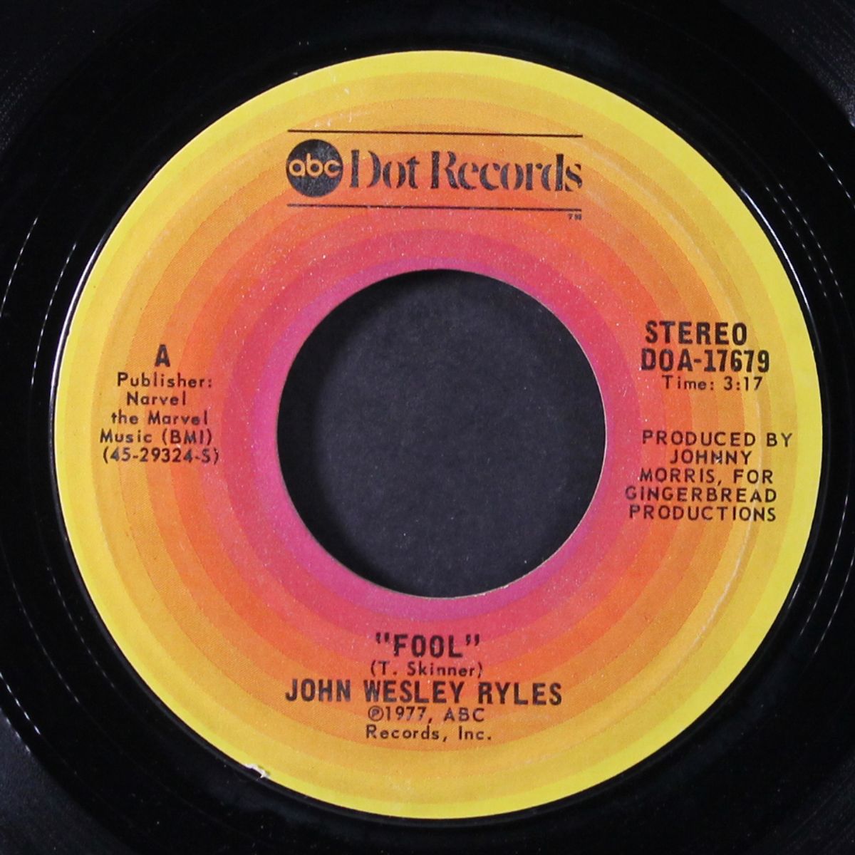 fool / i fought the law by JOHN WESLEY RYLES