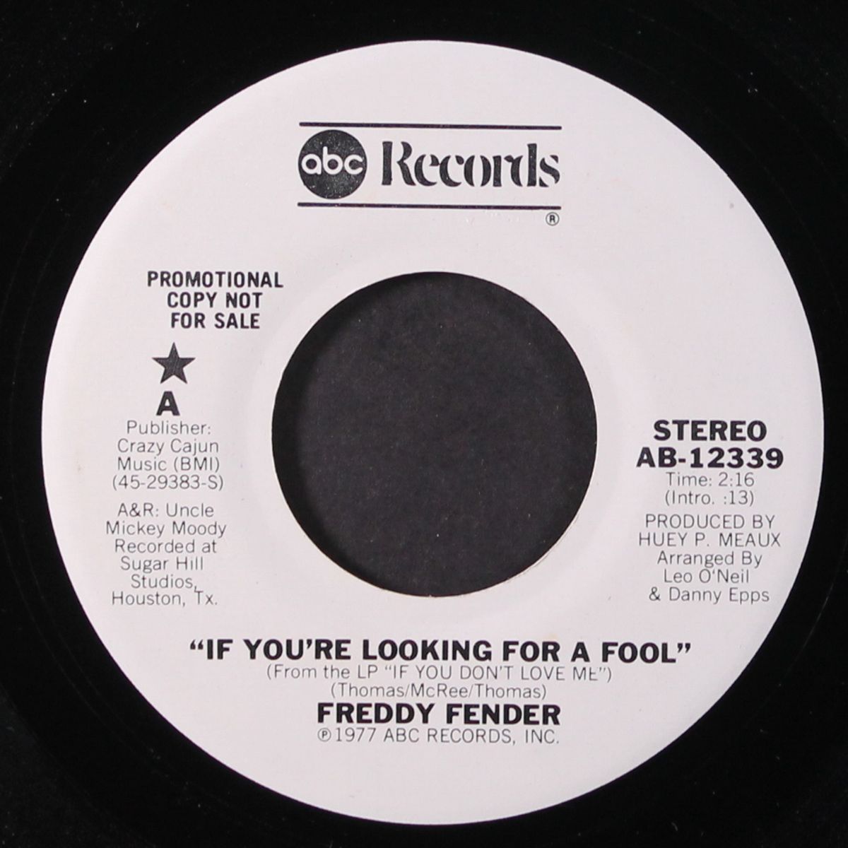 if you're looking for a fool / louisiana woman by FREDDY FENDER