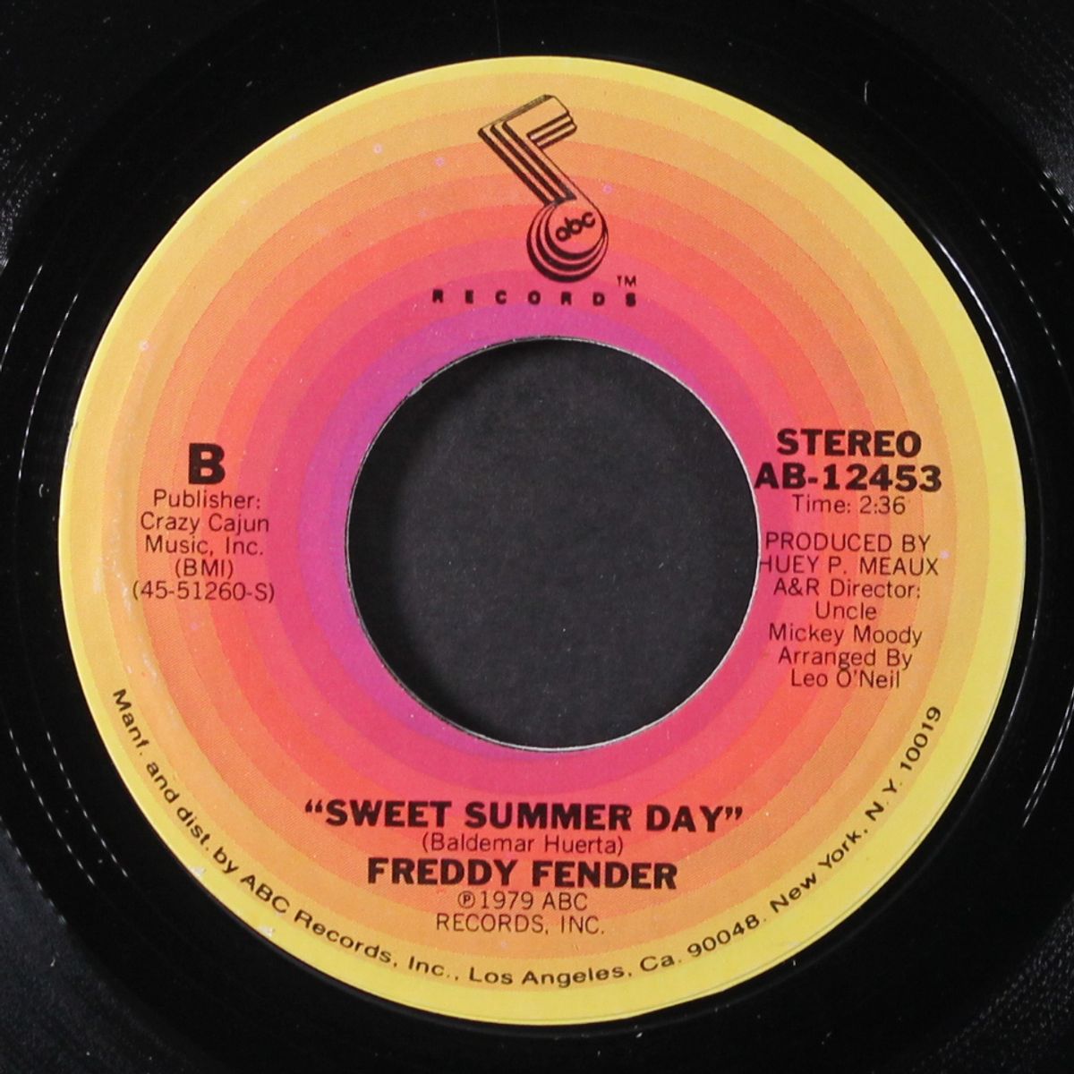 walking piece of heaven / sweet summer day by FREDDY FENDER