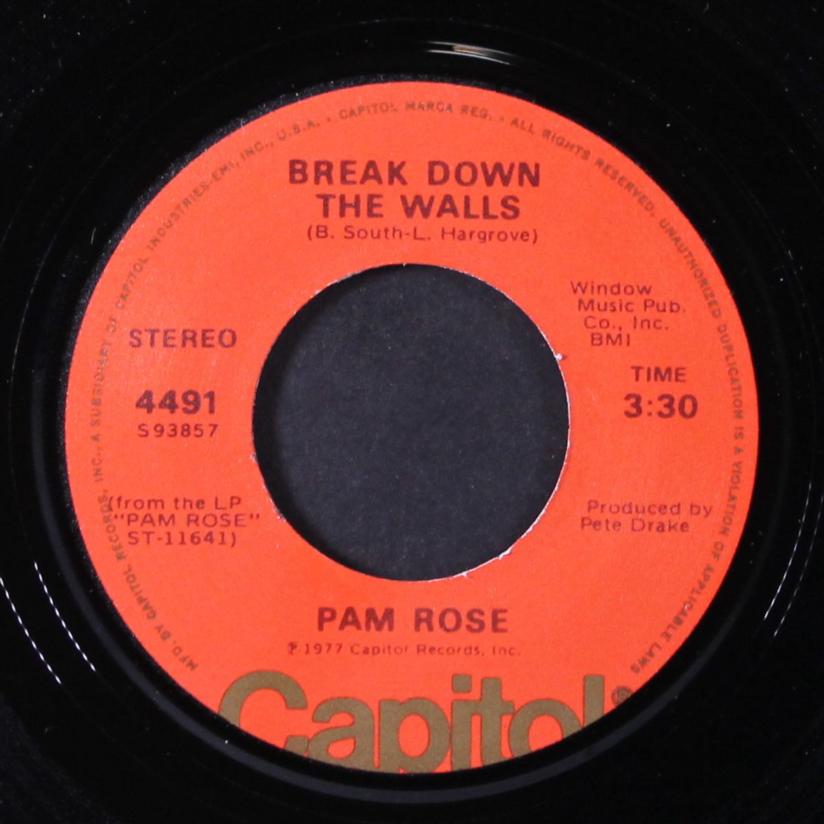runaway heart / break down the walls by PAM ROSE