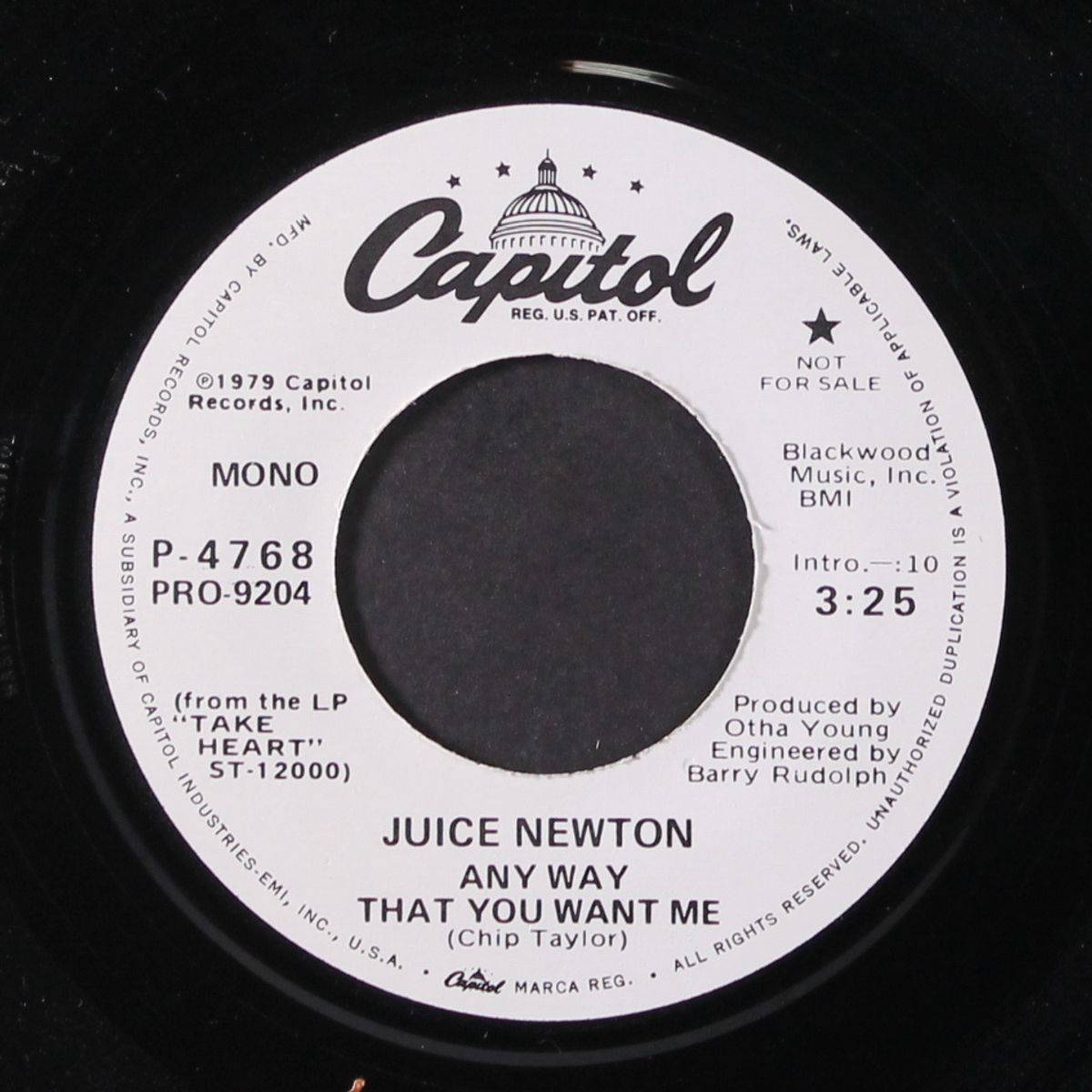 any way that you want me / mono by JUICE NEWTON