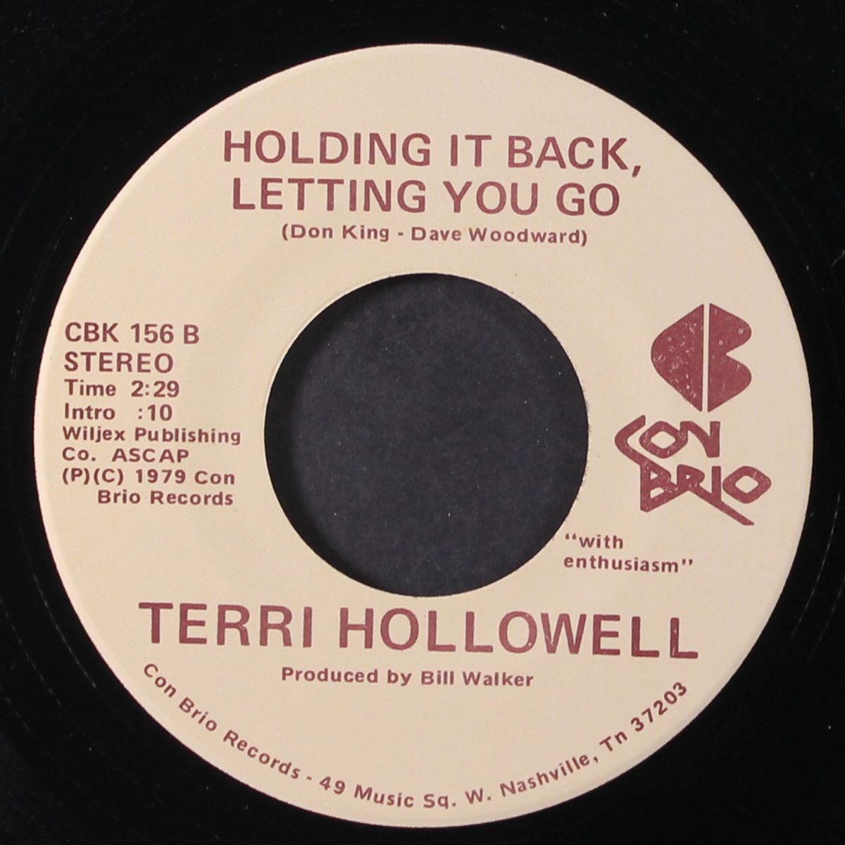 it's too soon to say goodbye / holding it back, letting you go by TERRI HOLLOWELL