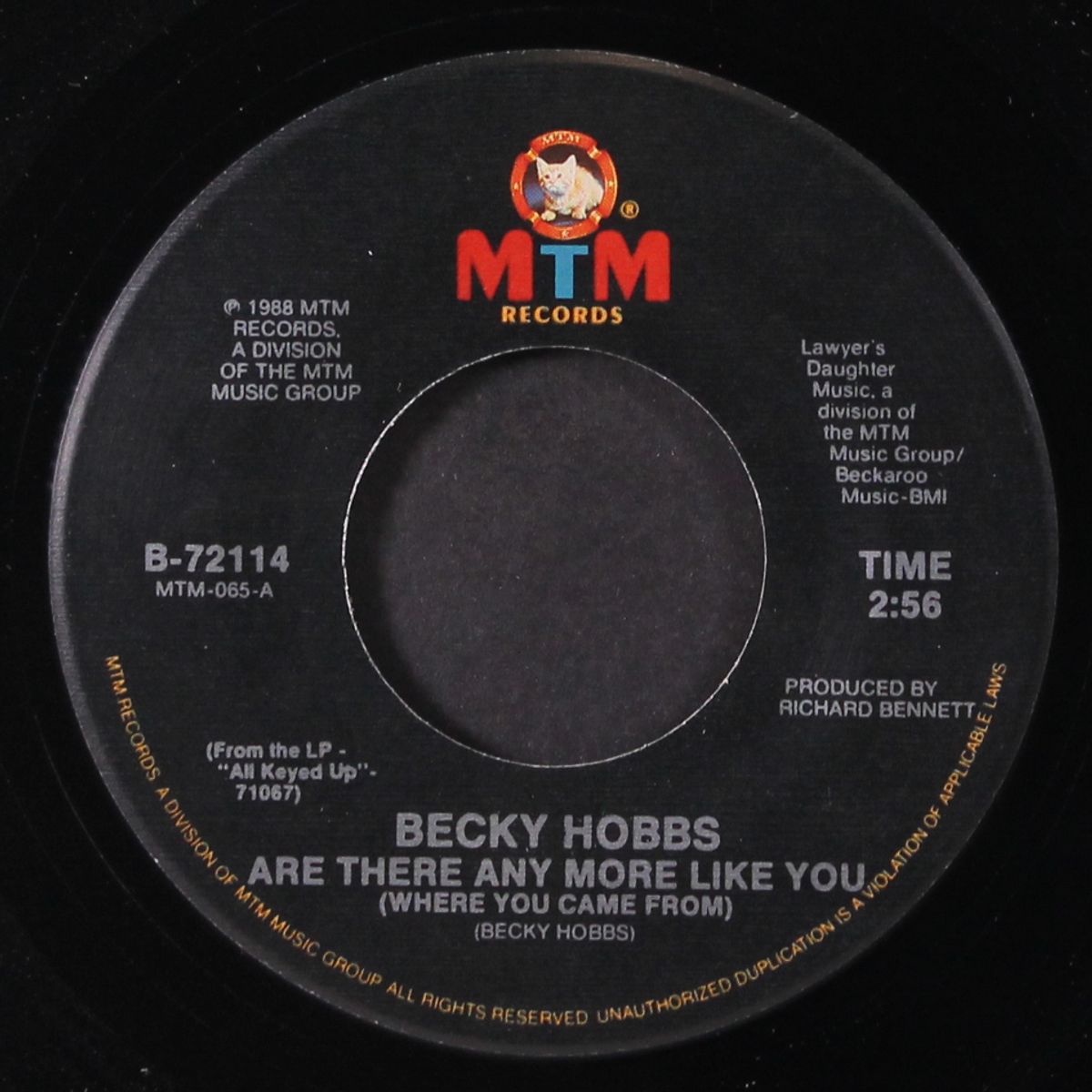 are there any more like you / cowgirl's heart by BECKY HOBBS