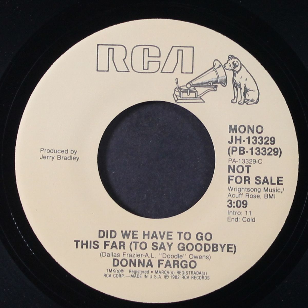 did we have to go this far / mono by DONNA FARGO