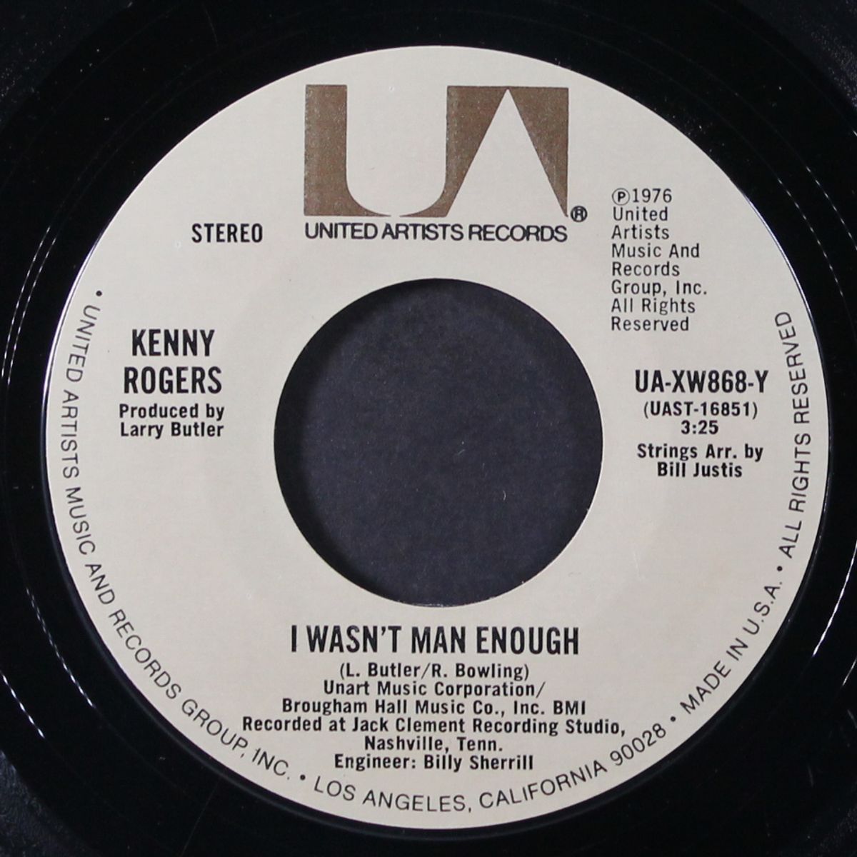 laura / i wasn't man enough by KENNY ROGERS