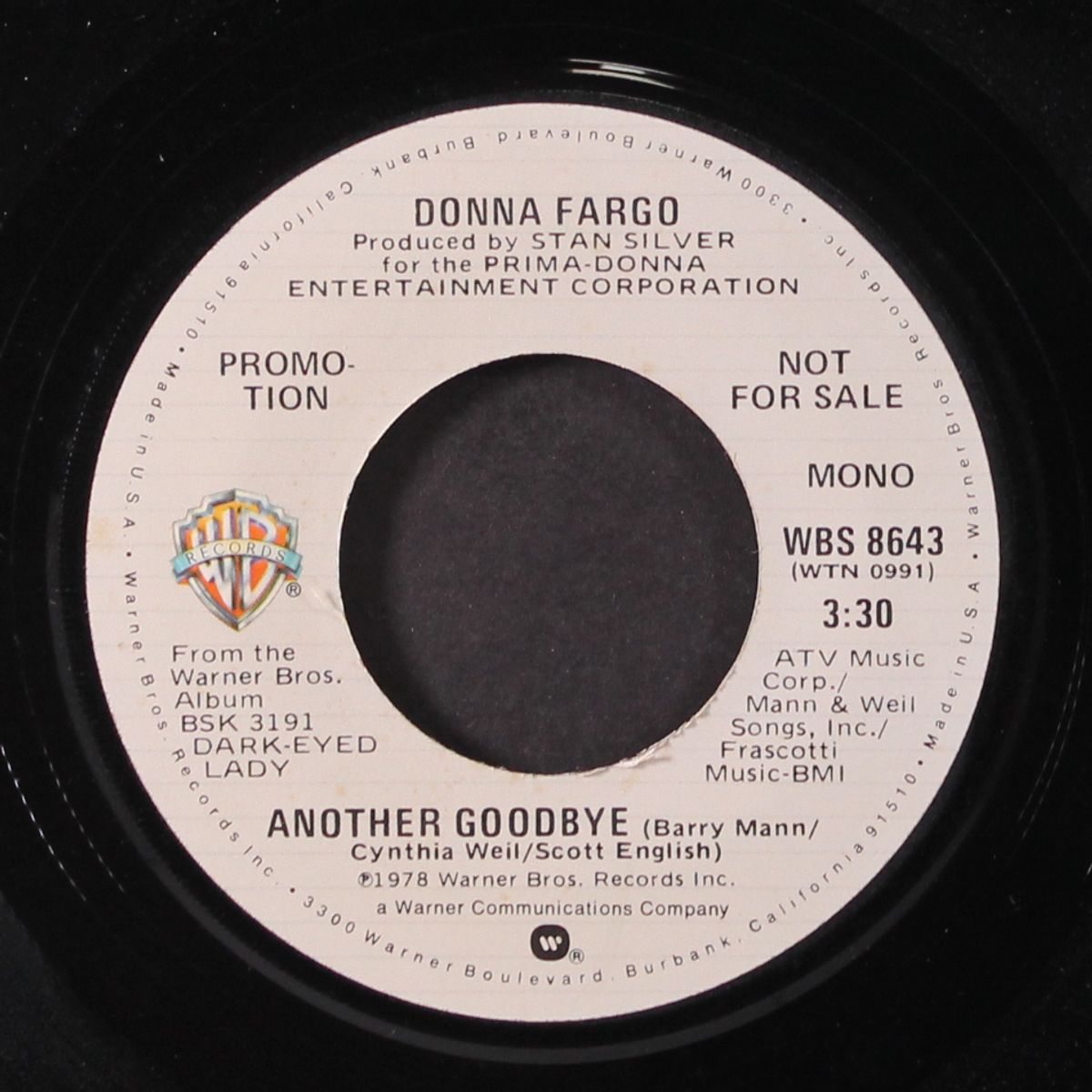another goodbye / mono by DONNA FARGO