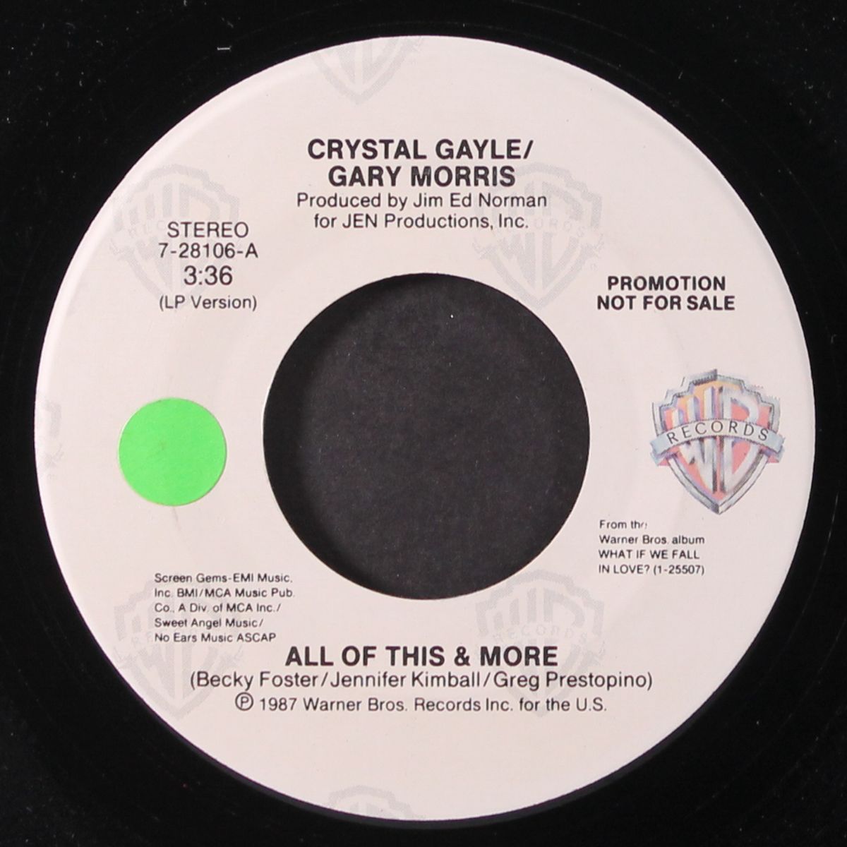 all of this and more / same by CRYSTAL GAYLE & GARY MORRIS