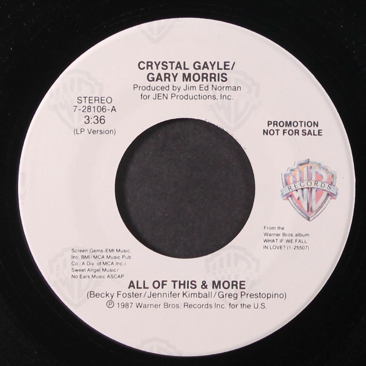 all of this and more / same by CRYSTAL GAYLE & GARY MORRIS