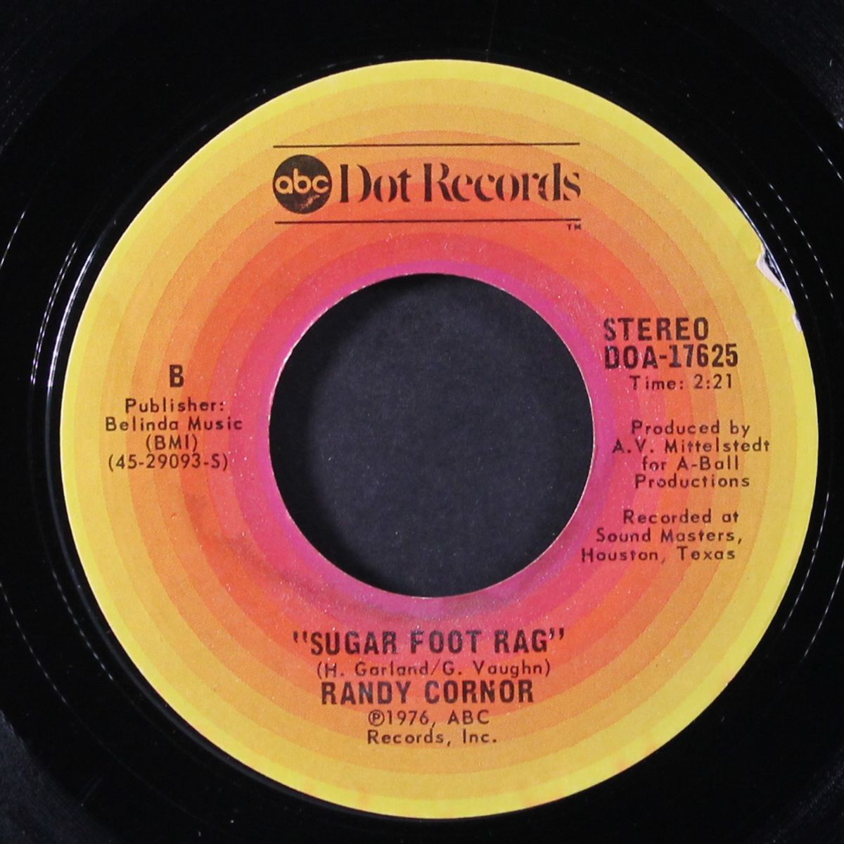 heart don't fail me now / sugar foot rag by RANDY CORNOR