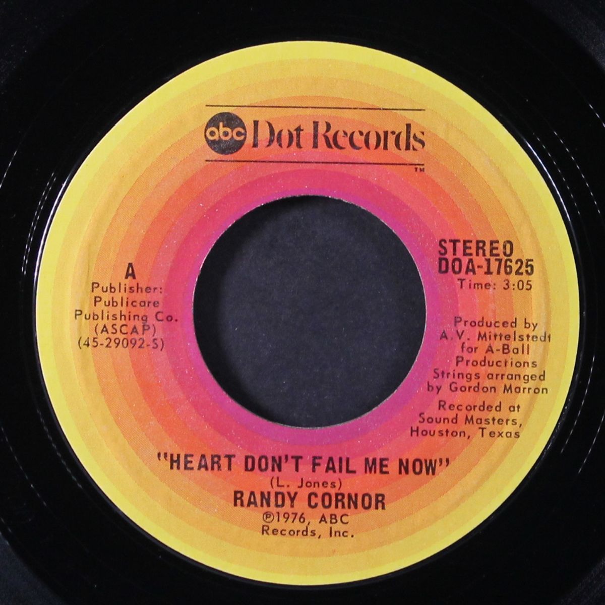 heart don't fail me now / sugar foot rag by RANDY CORNOR