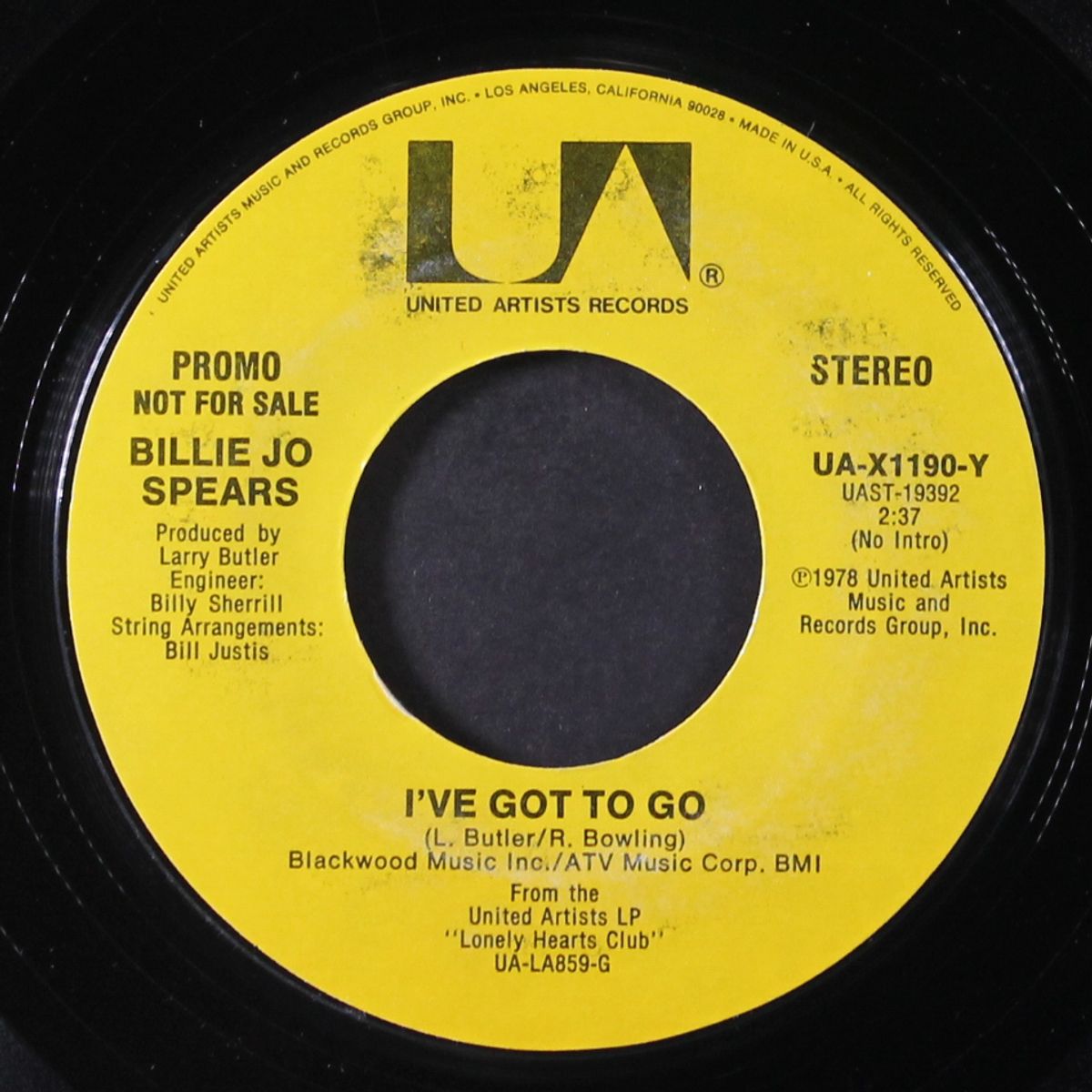 i've got to go / mono by BILLIE JO SPEARS