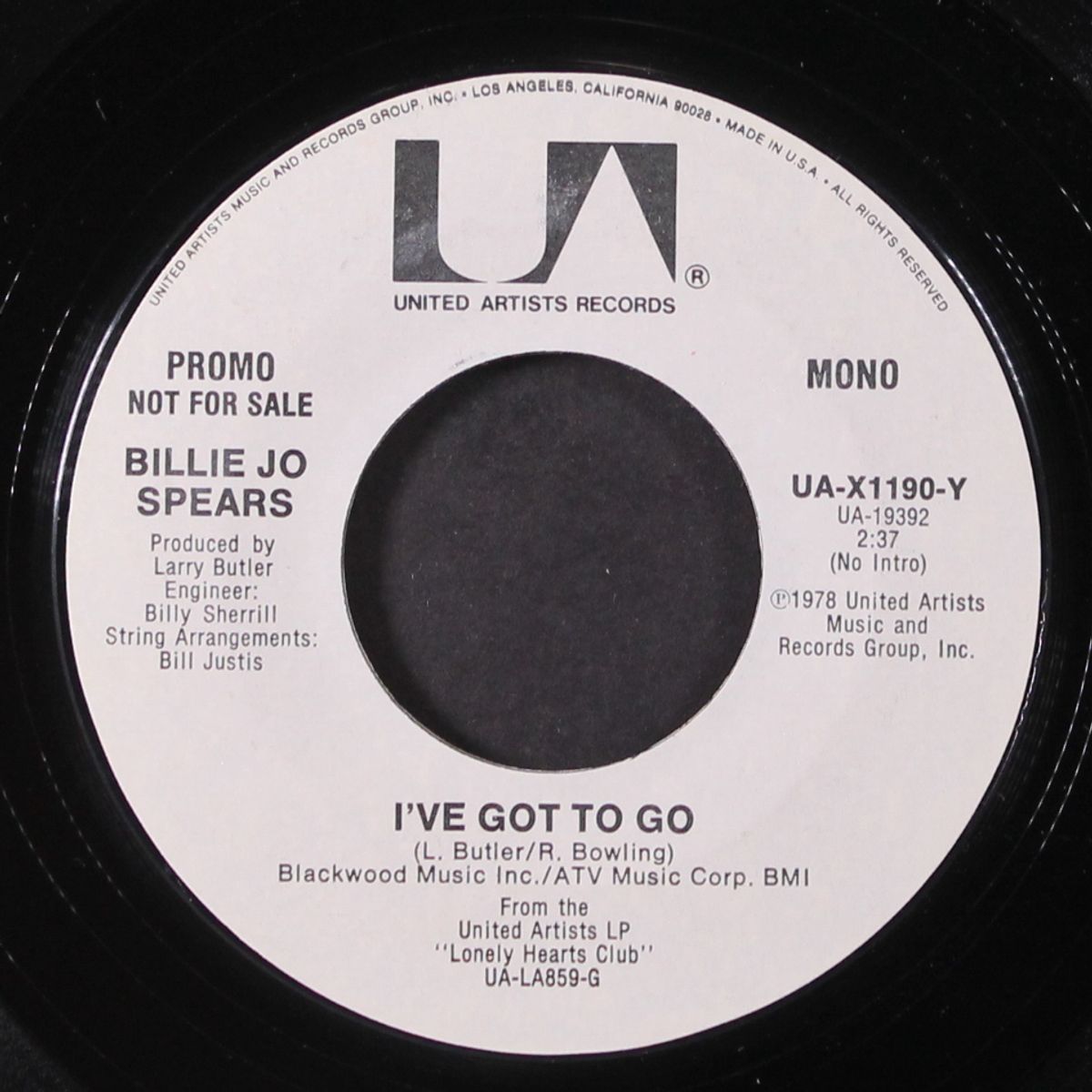 i've got to go / mono by BILLIE JO SPEARS